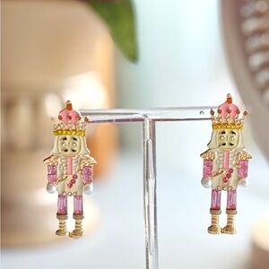 🌟BUY 1 GET 1 FREE🌟 BRAND NEW Pink Nutcracker Earrings